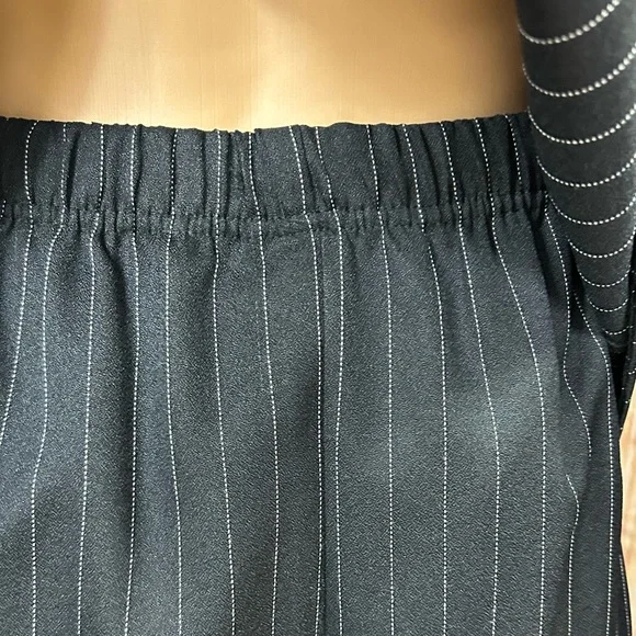 Vintage Positive Attitude Pinstriped Plus Size‎ Polyester Skirt Suit - Picture 11 of 12